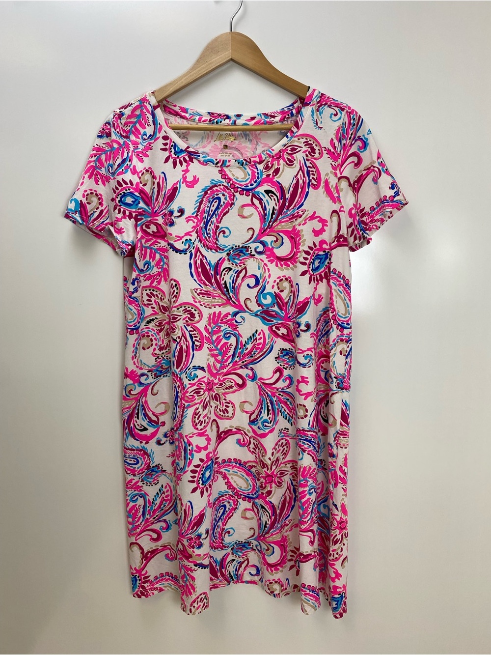 Lilly Pulitzer Paisley Short Sleeve Dress